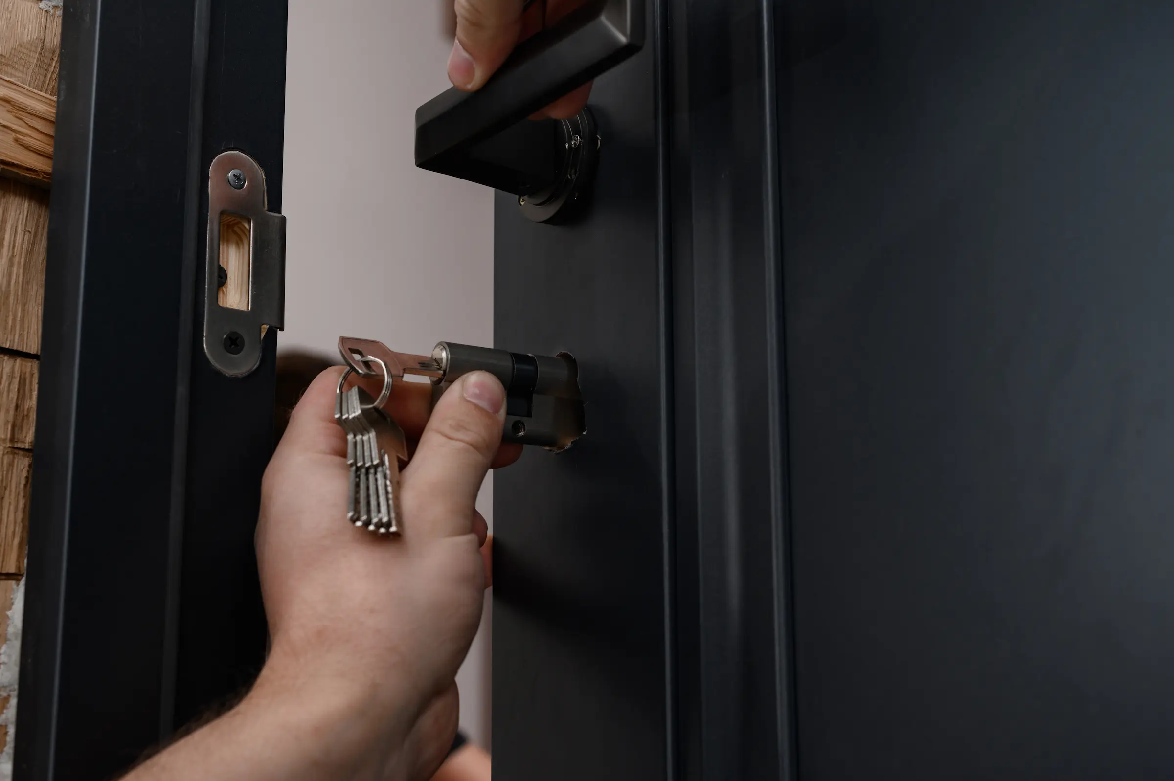 Serrure Porte Garage Poignée En T Avec 2 Clés – Remplacement Universel, SSC